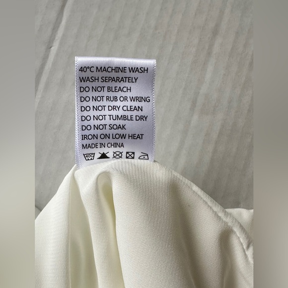 Tronjori Women's High Waist Casual Wide Leg Long Palazzo Pants in white XL - Picture 4 of 14